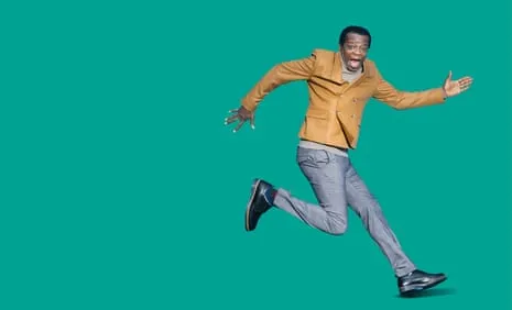 Standup Star Stephen K Amos: ‘My Feet Are a Disaster’ Plus They’re Connected to the Spindliest Legs You’ve Ever Seen.